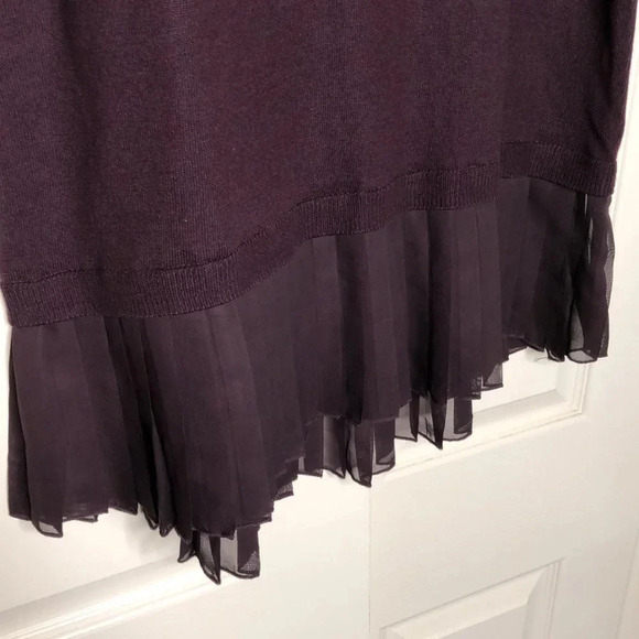 APT 9 Sheer Accent Hem Short Sleeve Top - Picture 3 of 7